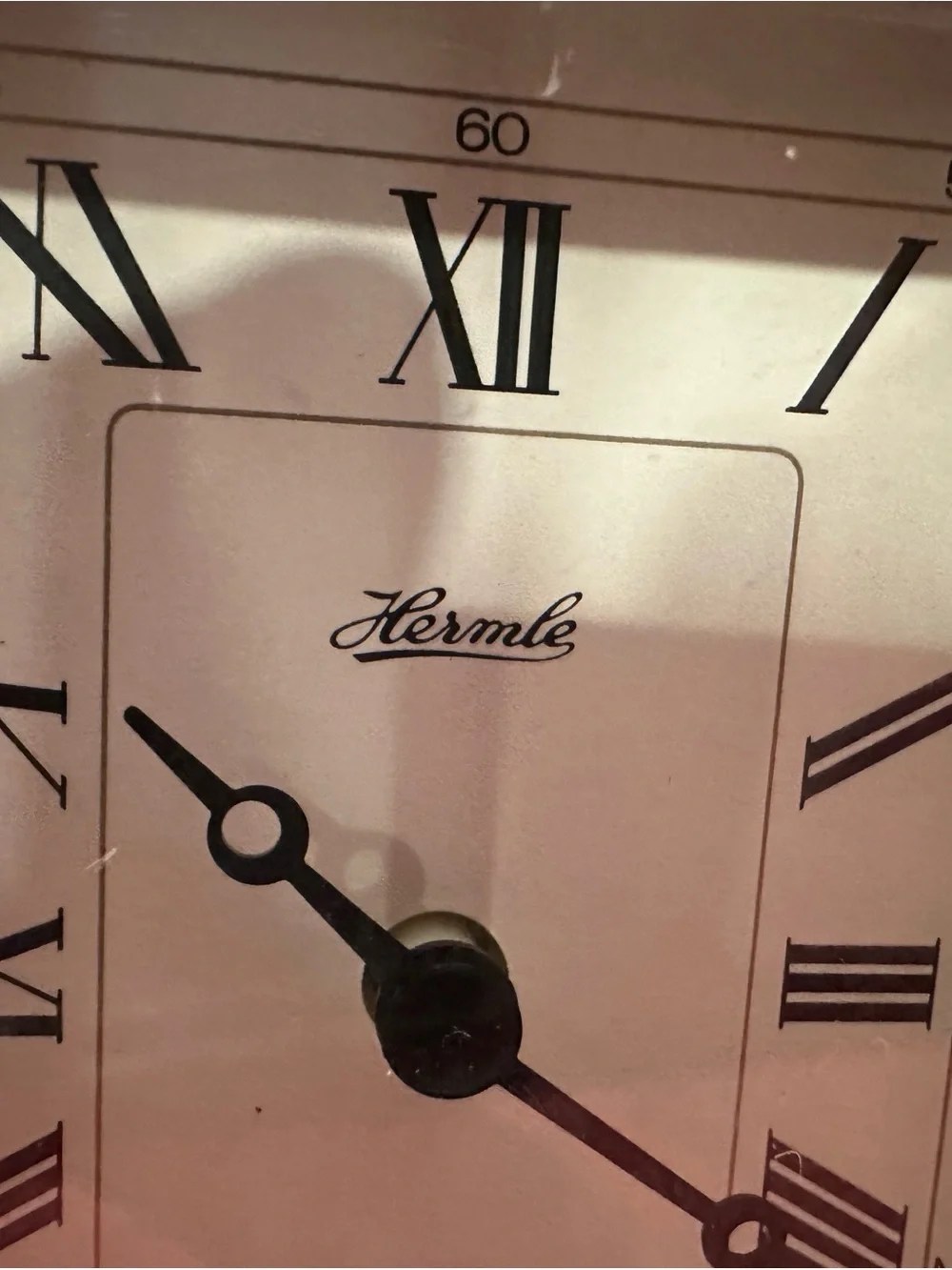Vintage Hermle Carriage Clock | German Quartz Mantel Clock | Brass Roman Numeral